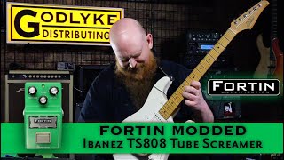 Fortin modded Ibanez TS808 Tube Screamer Overdrive/Distortion Pedal (presented by Godlyke, Inc.)