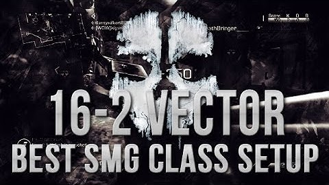 Call Of Duty Ghosts - Best SMG Class Setup | [Vector CRB 16-2] Ghosts SnR Gameplay