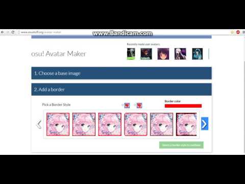 How To Make Your Own Osu! Avatar For Free No Photoshop