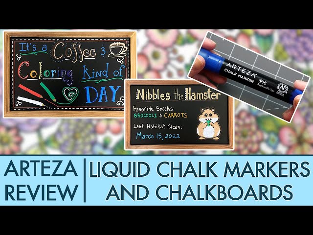 Chalk vs Liquid Chalk Markers - Comparing two types of chalks + Art Addicts  Alliance Birthday! 