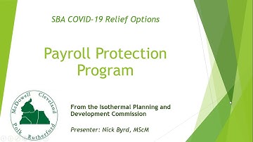 Payroll Protection Program Overview