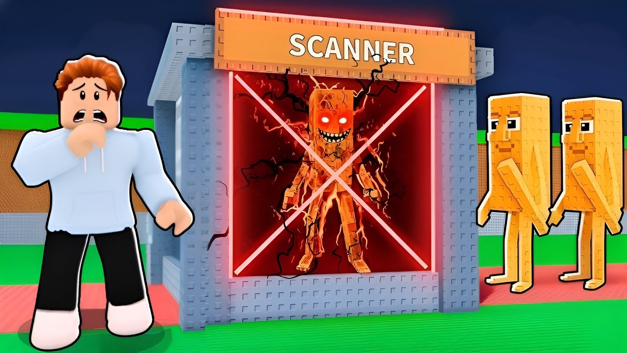 Usando um SCANNER para descobrir os segredos de Brainrots em Steal A ...
