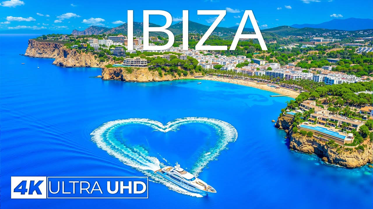 [4K] Ibiza 2025 🇪🇸 Luxury Yachts & Mediterranean Blue Aerial Views with Deep House Chill Music