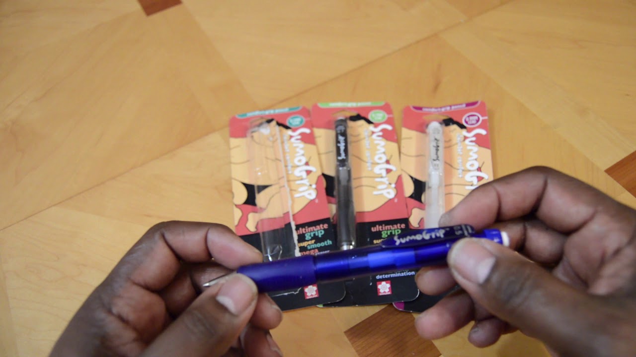 SAKURA SUMO GRIP PENCIL - YouTube