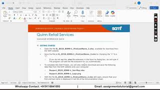 Illustrated Excel 2019 | Module 6: End of Module Project 1 Quinn Retail Services