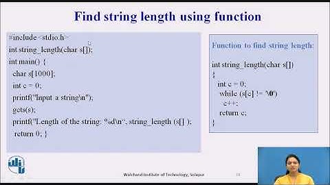User defined function-string length