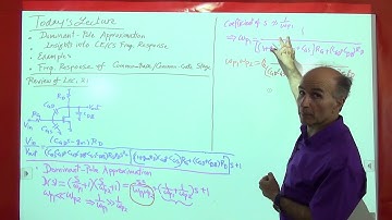 Razavi Electronics2 Lec22: Dominant-Pole Approx., Resp. of CE/CS & Common-Base/Gate Stage