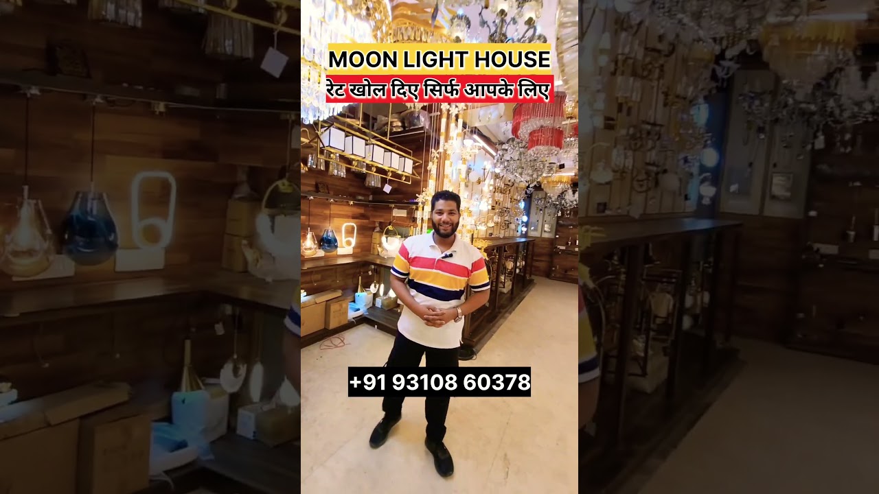 New and affordable chandelier at moon light house ..😇