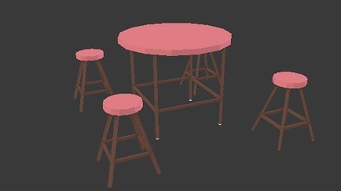 BLENDERSUSHI / SV Procedural Cylinder Chair (LIVENODING334)