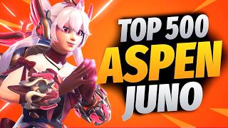 RANK 2 Aspen on JUNO — Perfect Support Gameplay!  [Overwatch Season 21 Top 500 ]
