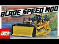 Lego 42131 caterpillar d11  speed mod de la lame blade