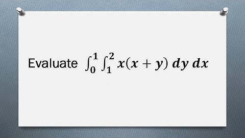 MA25C01-Applied Calculus|MA3151-Matrices and Calculus|Multiple Integrals in Tamil | Double integrals