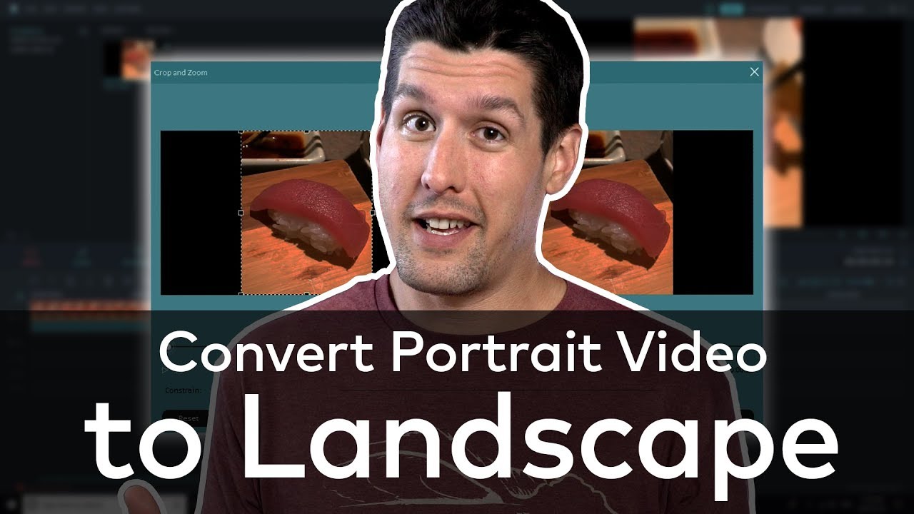 How To Convert Portrait Video to Landscape! - YouTube