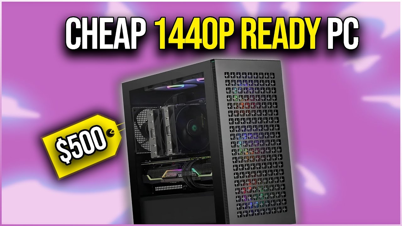 BEST Budget 1080p High $500 Gaming PC Build in 2024 🎮1440p Ready! - YouTube
