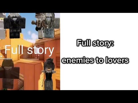 Enemies to lovers:FULL STORY #blowthisup #makethisviral #enemiestolovers #robloxstory #roblox 