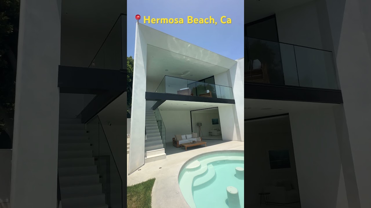 Touring a beautiful property in Hermosa Beach. 
