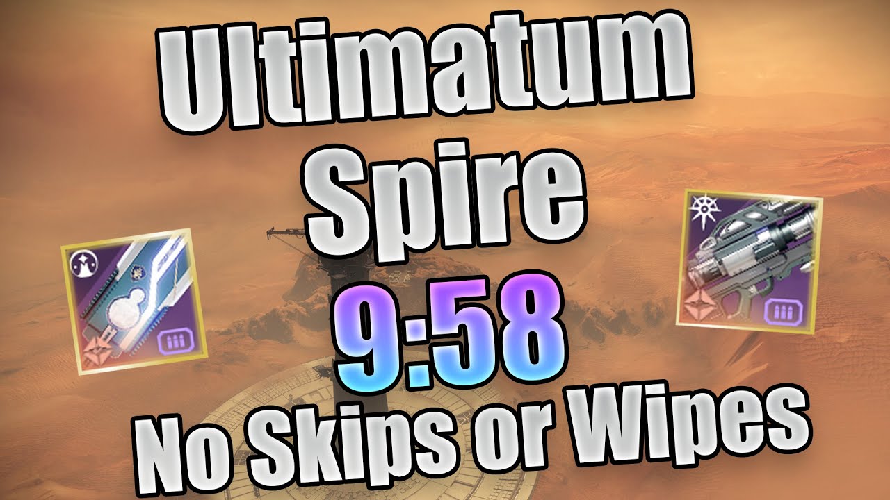Spire of the Watcher Ultimatum Speedrun in Less than 10 Minutes (No Skips or Wipes) [9:58]