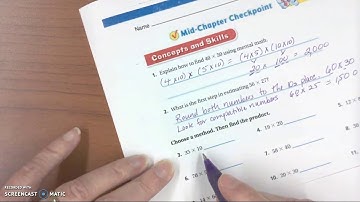 4th GoMath Chapter 3 Mid-Chapter Review Part 1