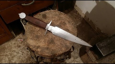 Making a Quillon Dagger from turn screw