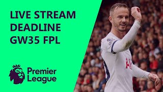 Zagrałem dziką kartę! Kogo wybrać do składu? Deadline stream GW35 FPL | Fantasy Premier League 23/24