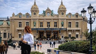 Monaco, Monte-Carlo 🇲🇨 April - 4K HDR Walking Tour