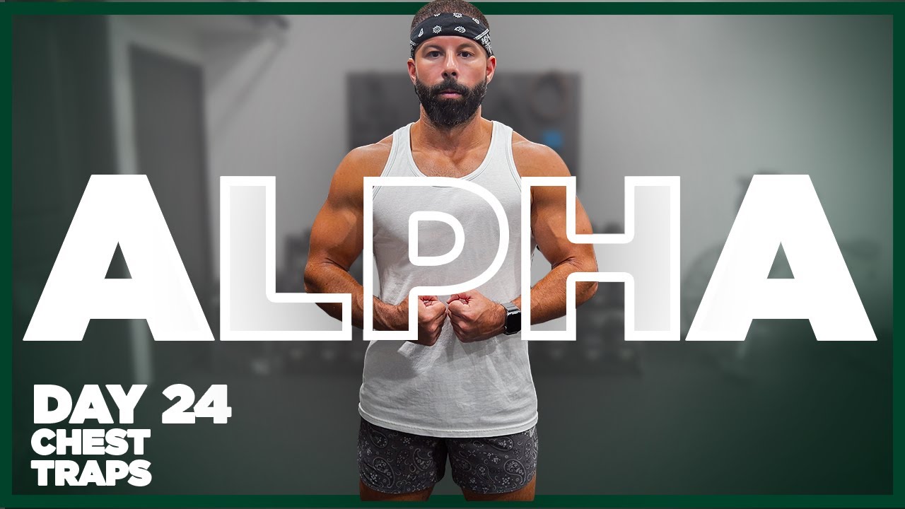 ALPHA Dumbbell Bodybuilding Program - DAY 24 (CHEST & TRAPS) - YouTube