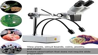 Swift S41-20 Professional Dissecting Binocular Stereo Microscope, WF10x WF20x Eyepieces, 10X 20X Ma
