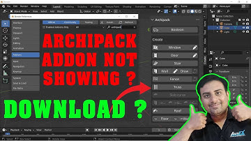 Archipack Blender 3 Not Working, Archipack Window Not Showing Anything