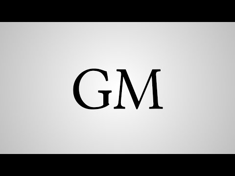 Abbreviation Gm Stands For