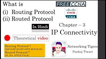 Free (NEW) CCNA|119 What is Routing Protocol & Routed Protocol |CCNA200-301 Complete Course in Hindi