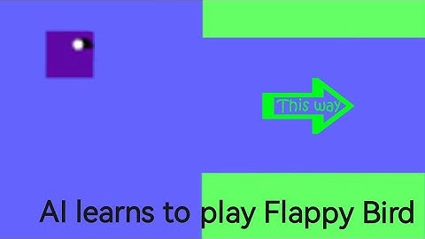 JavaScript A.I. Learns to play Flappy Bird