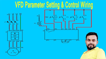 VFD Parameter Setting & Control Wiring Connection Bangla Tutorial for EEE Lovers |Inverter Parameter