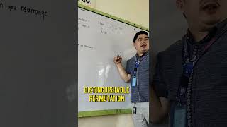 Distinguishable permutation #maths #grade10 #3rdquarter