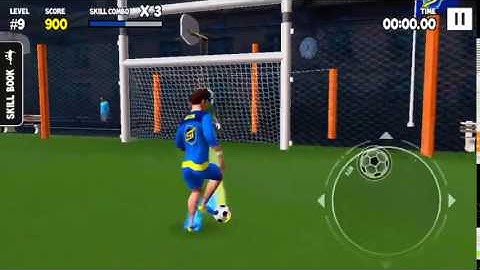 Watch how I scored 1 100 points on my Level 9 Skill Run! #skilltwinsfootballgame @SkillTwins