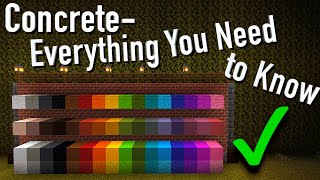Minecraft Concrete Guide Everything You Need to Know
