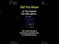 Did You Know In The Original Pacman...🤯 #didyouknow #pacman #80sgames #shorts