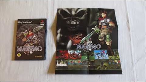 Retro Video Game Promo Collection (PART 63) - Maximo Brochure (Capcom,PS2)