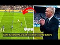 Carlo ancelottis proud reaction to arda gulers goal in real madrid vs alaves 50