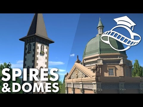 Planet Coaster College - Spires & Domes