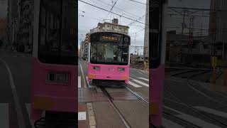 阪堺電気軌道701形天王寺駅前行き住吉発車阪堺電気軌道