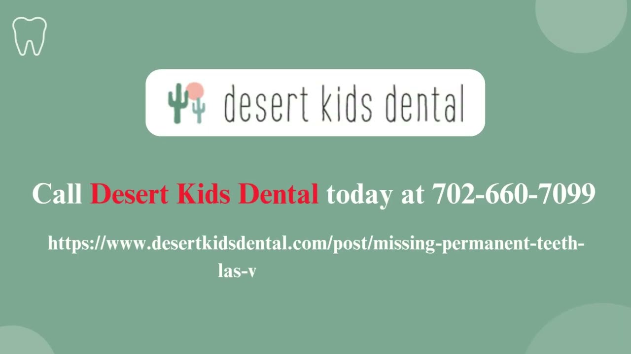 ⁣Missing Permanent Teeth in Kids