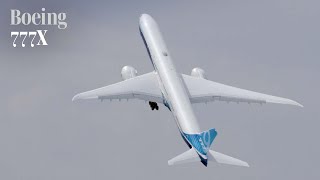 Boeing's 777X Takes Off Nearly Vertically at Farnborough Airshow 2022 – AIN