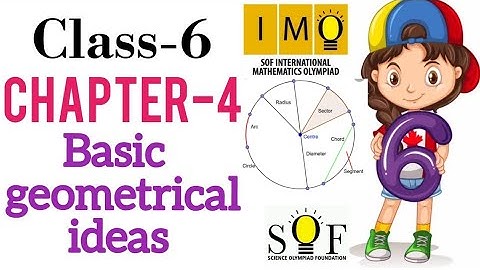 Class 6 IMO | CHAPTER 4 | Basic Geometrical Ideas | Maths Olympiad for class 6 | Class 6 maths