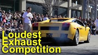 Loudest Exhaust Competition 2- Who Has The Loudest Exhaust? Subaru WRX Sti? Turbo Mustang? Corvette?