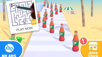 juice run Android iOS level satisfying walkthrough gameplay 🧃🧃🧃#viralvideo #gameplay