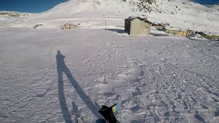 Snowkite Montespluga - new adventure with my HQ Montana X 12m