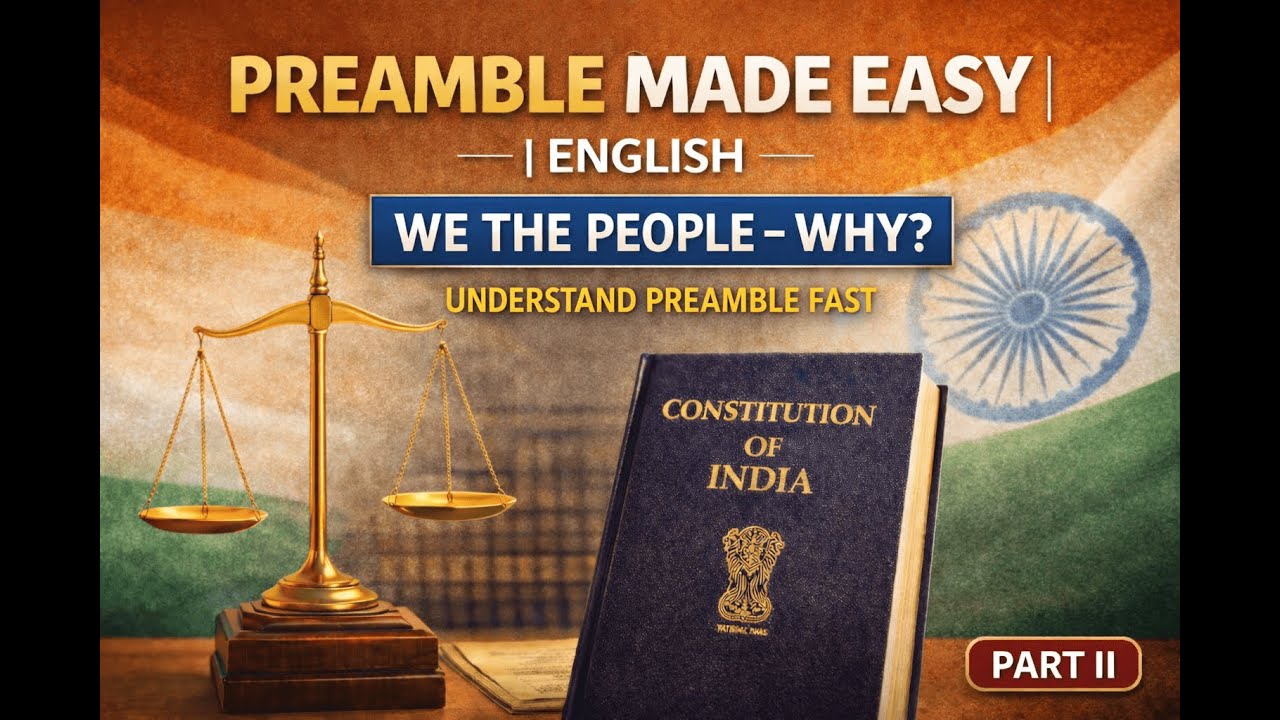Preamble of the Constitution of India – Part II | English