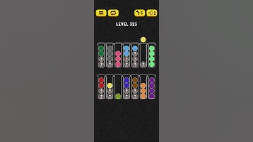 Ball Sort - Color Puzzle Game - Level 323 - Walkthrough SOLVED by RobotPlayer AI!!!