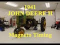 Part2 1941 john deere h sitting over 30 years  magneto teardown installation and timing