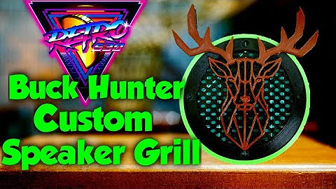 Retro530 Custom Speaker Grill for Arcade1up Buck Hunter Cabinets